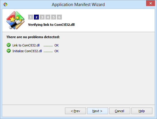 verify a link to ComCtrl and necessary initialization calls exist