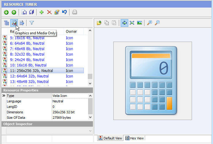 Graphics and Media resource filter Graphics and Media resource filter