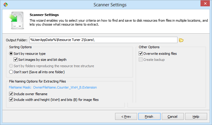Sorting and naming options for saved resources Sorting and naming options for saved resources